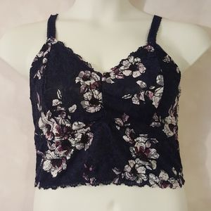 Torrid Navy All Over Lace Bralette
